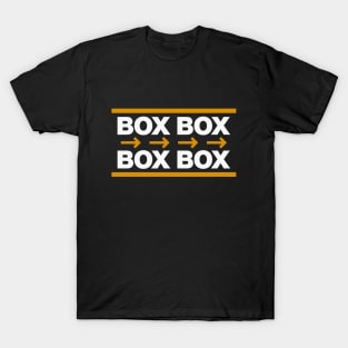 'Box Box Box Box' Pit Marker Design T-Shirt